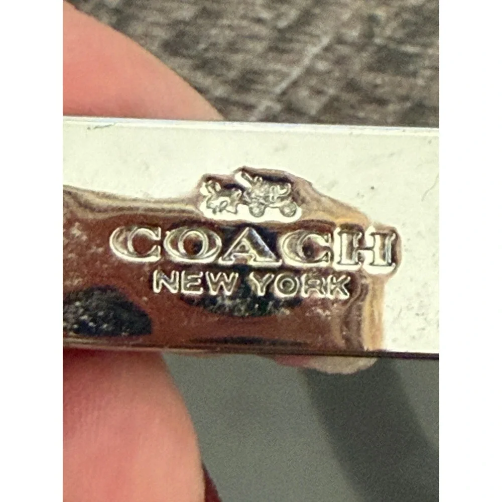 Coach Plato Jelly Sandals Size 9B Grey T-Strap Ankle Strap Beach Summer Y2K